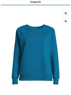Athletic Works Teal Crew Sweatshirt